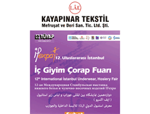 Tablet Screenshot of kayapinartekstil.com.tr